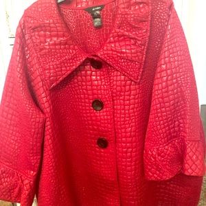 Gorgeous red suit jacket !